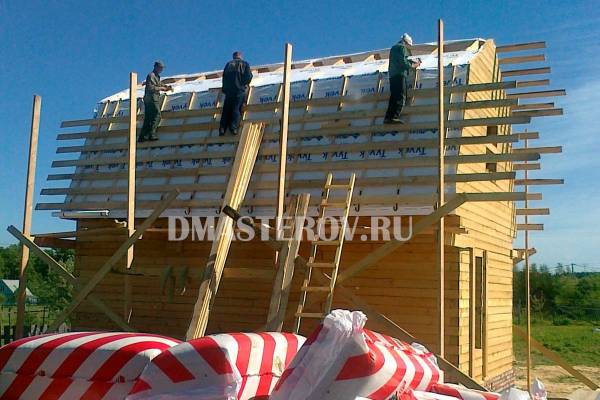 Монтаж кровельной пленки