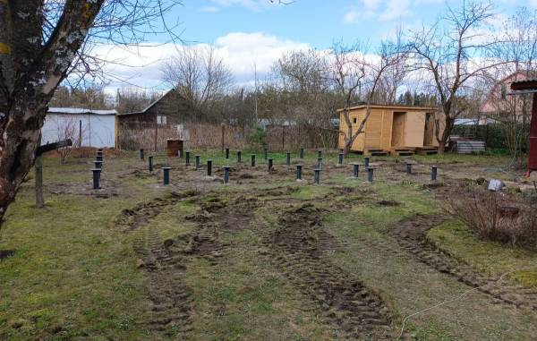 Фундамент винтовые сваи