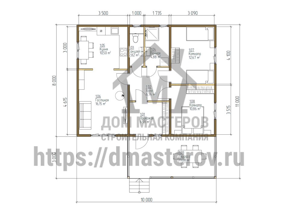 Дома из бруса с эркером